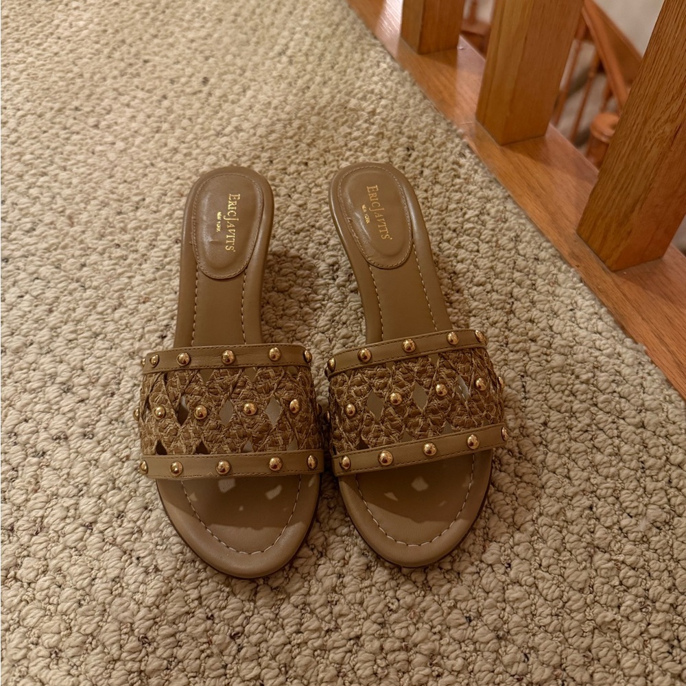 Eric Javits Mules, nude color